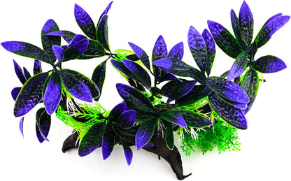 Aquarium Landscape Foreground Grass Seaweed Green Plants for Marine Freshwater Fish Tank Decoration, Pack of 10