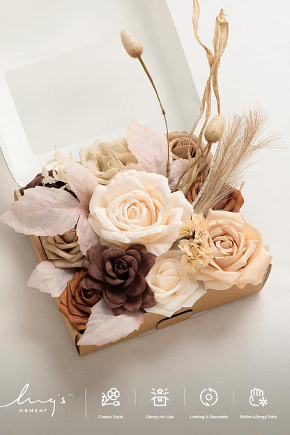 Fake Flowers Box, Sorbet Tropical, Mini Combo