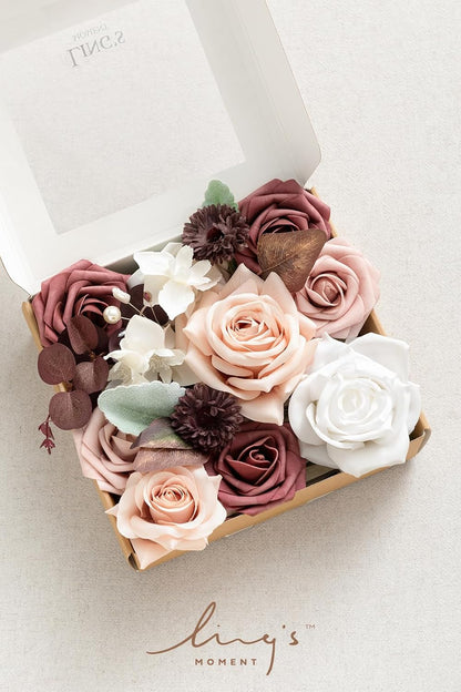 Fake Flowers Box, Sorbet Tropical, Mini Combo