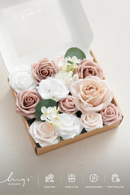 Fake Flowers Box, Sorbet Tropical, Mini Combo