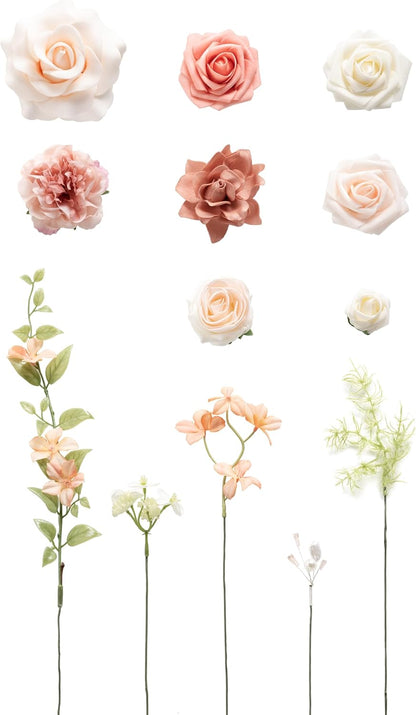 Fake Flowers Box, Sorbet Tropical, Mini Combo
