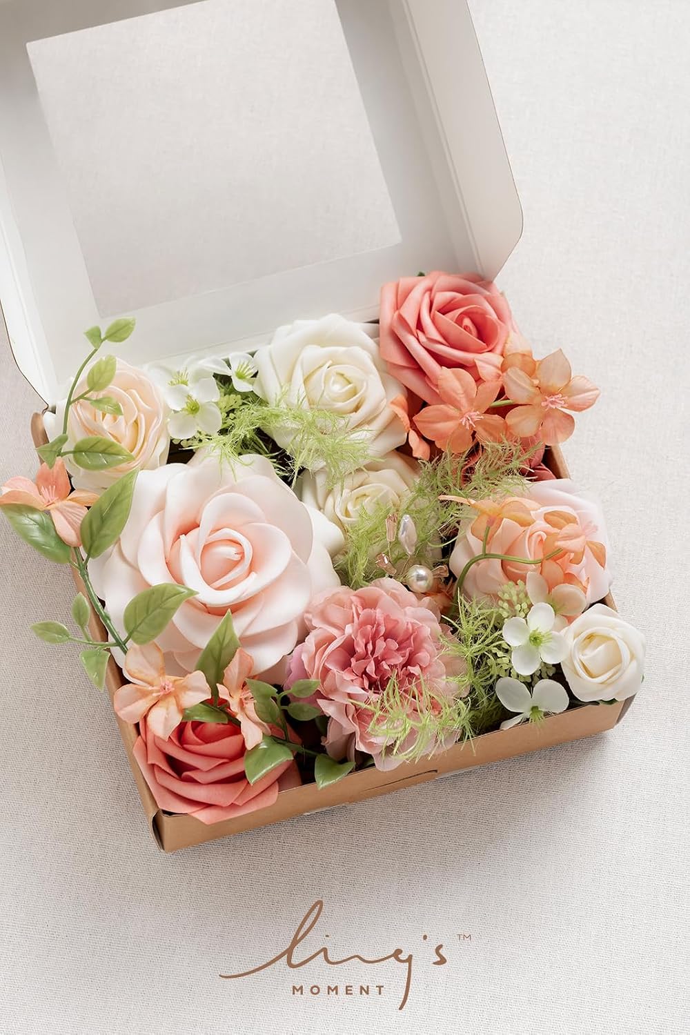 Fake Flowers Box, Sorbet Tropical, Mini Combo