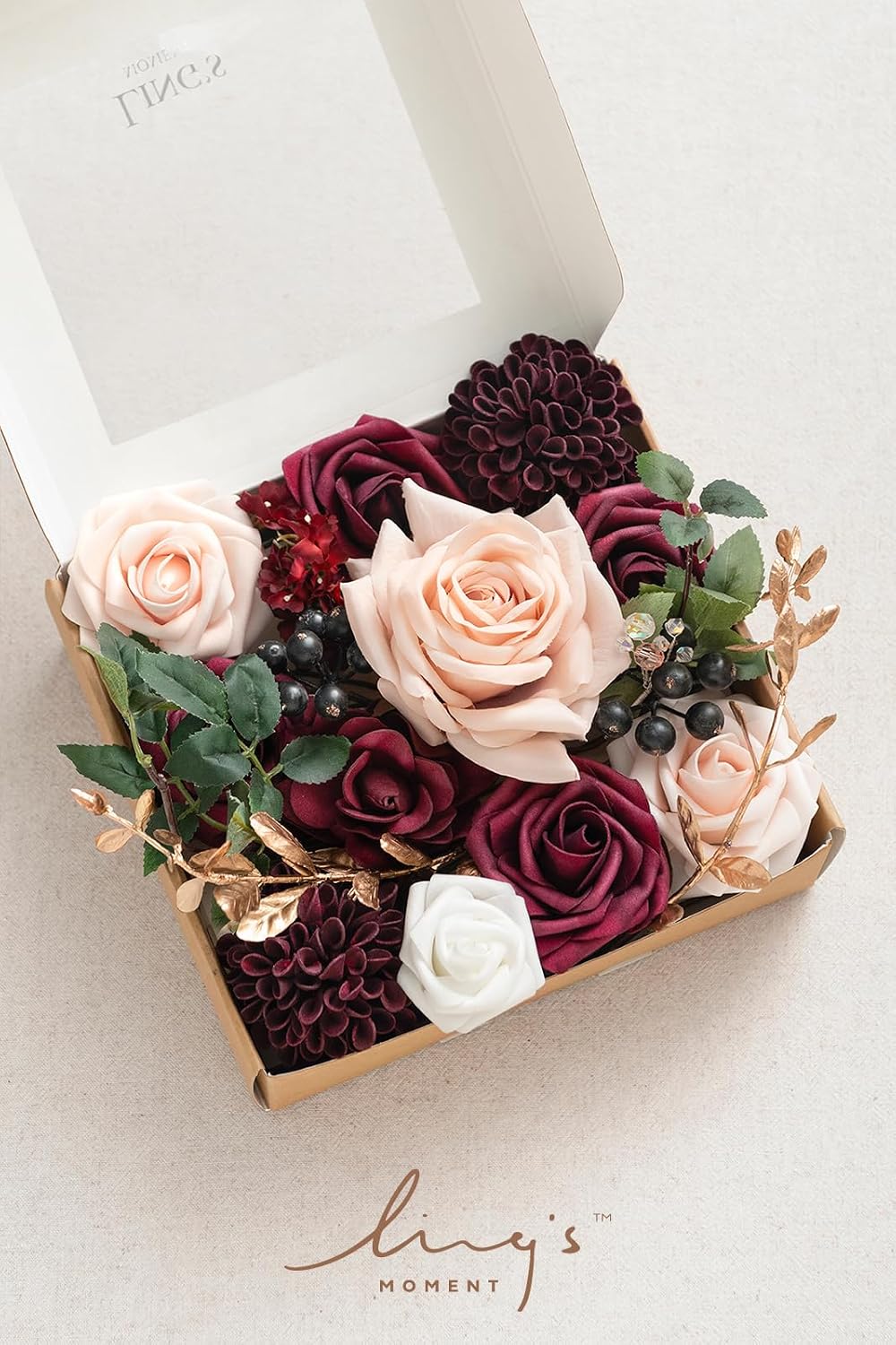 Fake Flowers Box, Sorbet Tropical, Mini Combo