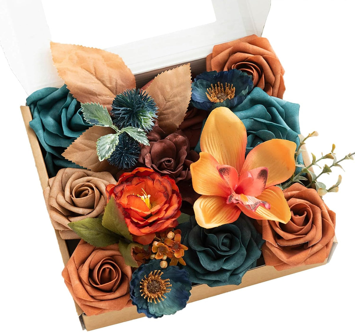 Fake Flowers Box, Sorbet Tropical, Mini Combo