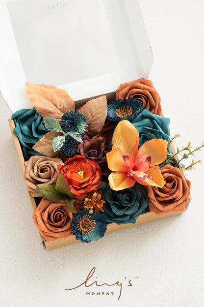 Fake Flowers Box, Sorbet Tropical, Mini Combo