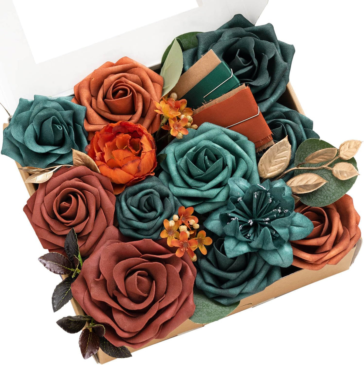 Fake Flowers Box, Sorbet Tropical, Mini Combo