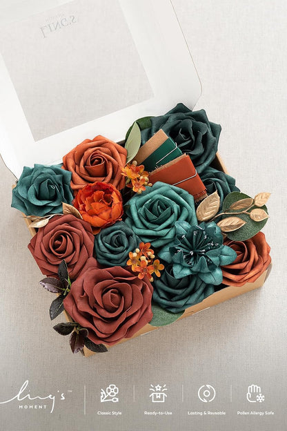 Fake Flowers Box, Sorbet Tropical, Mini Combo