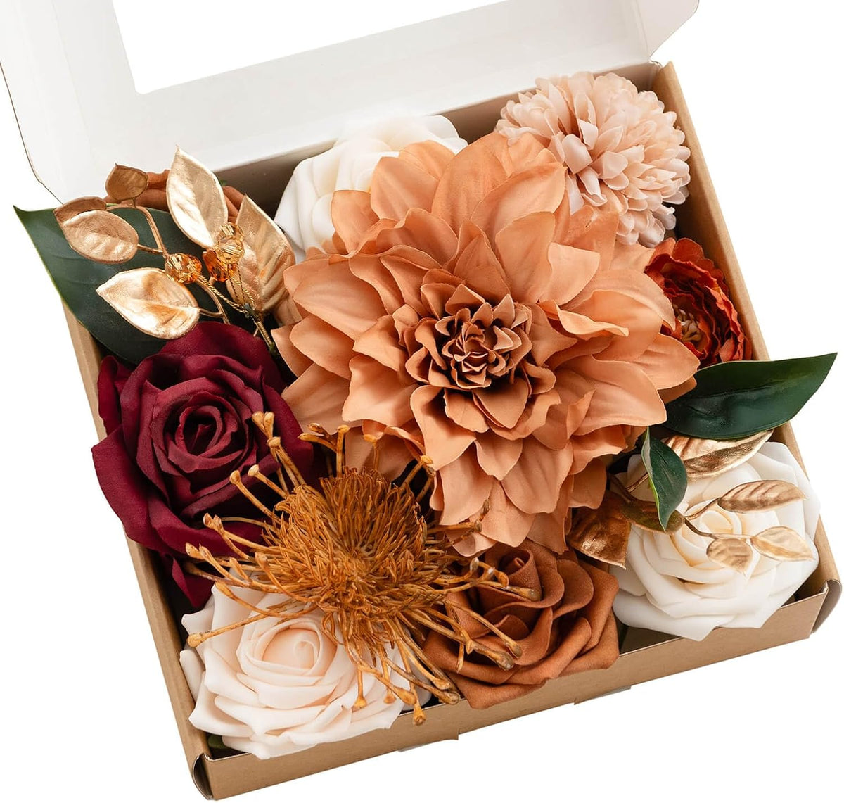 Fake Flowers Box, Sorbet Tropical, Mini Combo