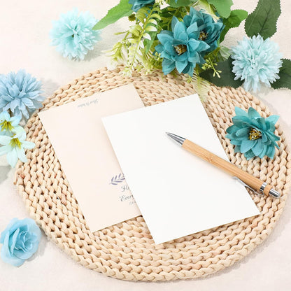 8 Pcs Gradient Blue Artificial Flowers Bouquet Peonies Silk Dahlia Faux Rose Fake Chamomile Hydrangea Floral Arrangements Bulk for Home Vase Wedding Party Table Centerpiece