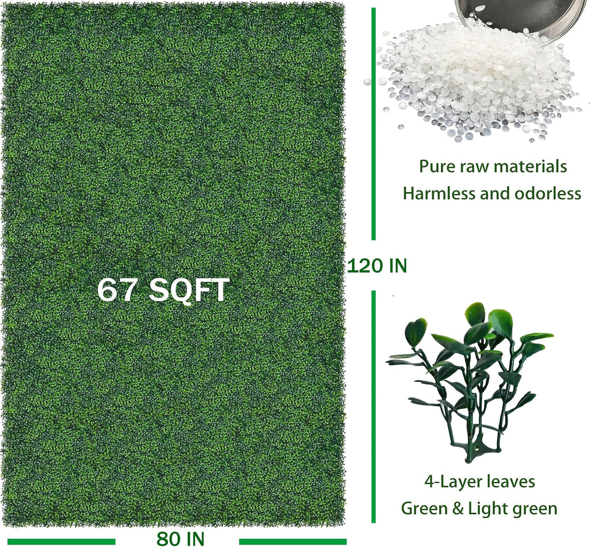 ODTORY Artificial Ivy Privacy Fence Wall Screen: 6FT X 12FT (72 sqft)