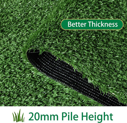 Artificial Grass Outdoor Rug - 4FTX6FT Turf Mat Fake Grass for Dogs