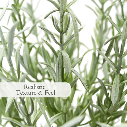 Faux Rosemary Plant & Olive Topiary, Set of 2, Grey, Home Decor
