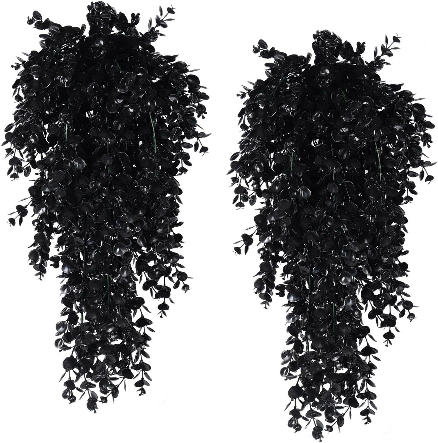 4Pcs Artificial Hanging Eucalyptus Greenery Plants 29.9 Inches | UV Resistant Plastic Fake Ivy Garlands, for Indoor & Outdoor Home Room Garden Patio Porch Classroom Wedding Balcony Wall