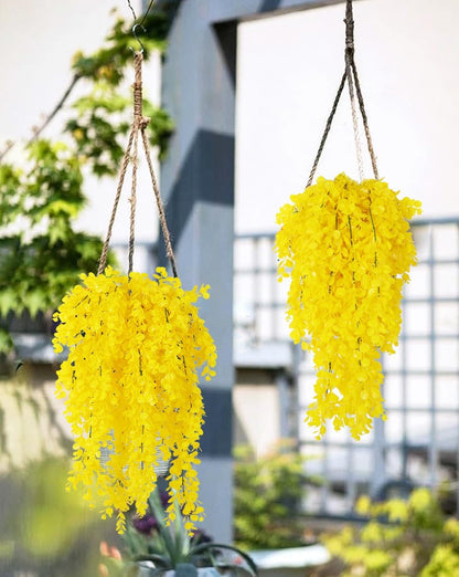 4Pcs Artificial Hanging Eucalyptus Greenery Plants 29.9 Inches | UV Resistant Plastic Fake Ivy Garlands, for Indoor & Outdoor Home Room Garden Patio Porch Classroom Wedding Balcony Wall