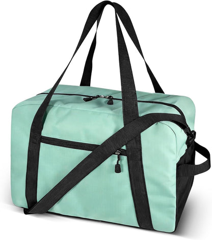 14 inch Small Gym Bag for Women & Men, Mini Duffel Bag for Travel Sports, Sports Bag, Lightweight Carry On Bag -Yellow