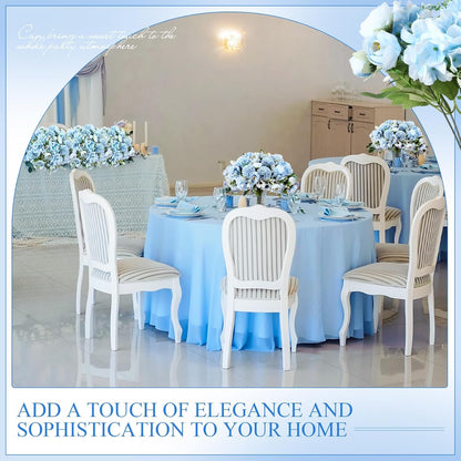 Peonies Artificial Flowers Faux Roses Silk Flowers Hydrangea Artificial Bouquet for Wedding Table Centerpiece Floral Vase Home Office Bridal Decor(Blue,12 Bundles)