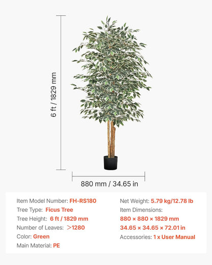 Artificial Olive Tree, 5 FT Tall Faux Plant, Secure PE Material & Anti-Tip Tilt Protection Low-Maintenance Plant, Lifelike Green Fake Potted Tree for Home Office Warehouse Decor Indoor Outdoor