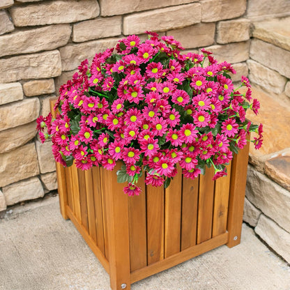 Sunflowers Artificial Flowers, 10 Bunches Fake Sunflower Artificial Flowers for Outdoors Spring Summer Decoration Look Real UV Resistant Fake Flowers for Home Porch Garden Wedding Party Office Indoor