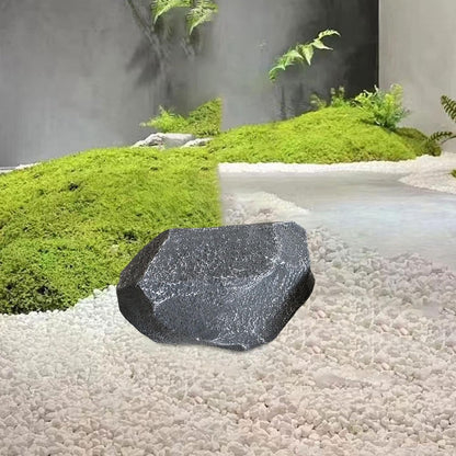 Artificial Landscape Rock, Lightweight Foam Faux Stone, 11.81x8.66x7.48 in, for Garden Decor, Aquarium, and Reptile Hide