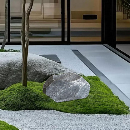 Artificial Landscape Rock, Lightweight Foam Faux Stone, 11.81x8.66x7.48 in, for Garden Decor, Aquarium, and Reptile Hide