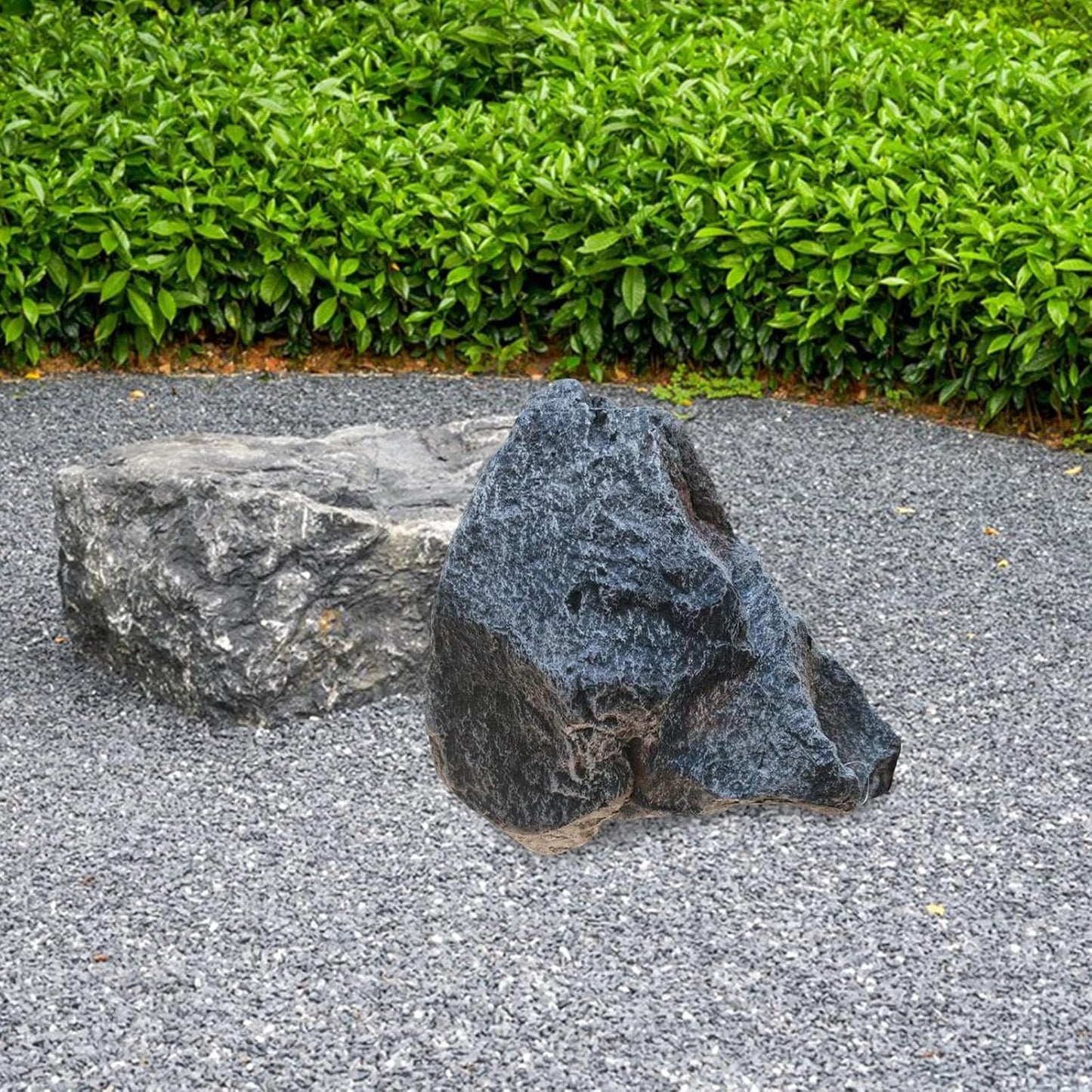 Artificial Landscape Rock, Lightweight Foam Faux Stone, 11.81x8.66x7.48 in, for Garden Decor, Aquarium, and Reptile Hide