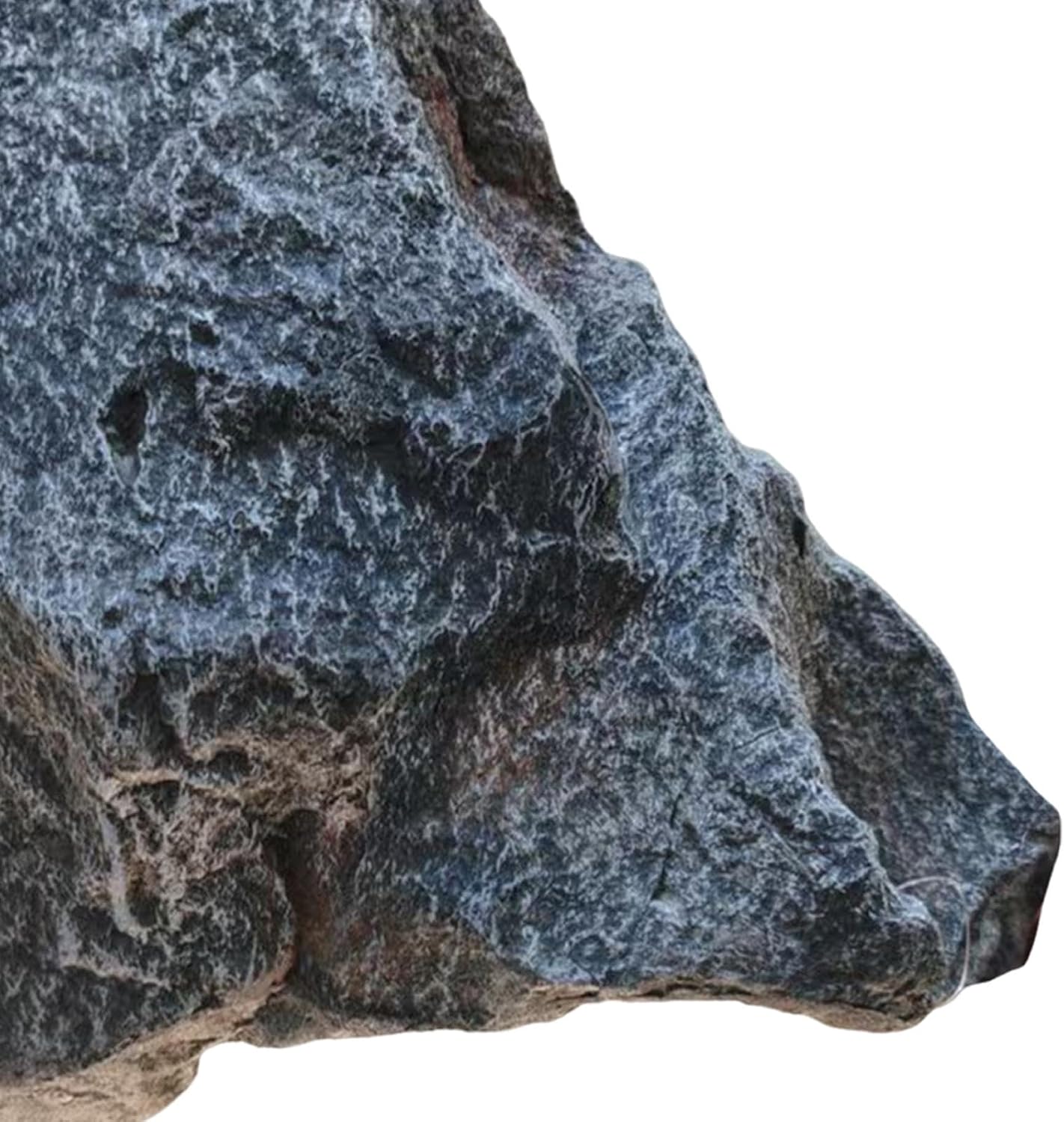 Artificial Landscape Rock, Lightweight Foam Faux Stone, 11.81x8.66x7.48 in, for Garden Decor, Aquarium, and Reptile Hide
