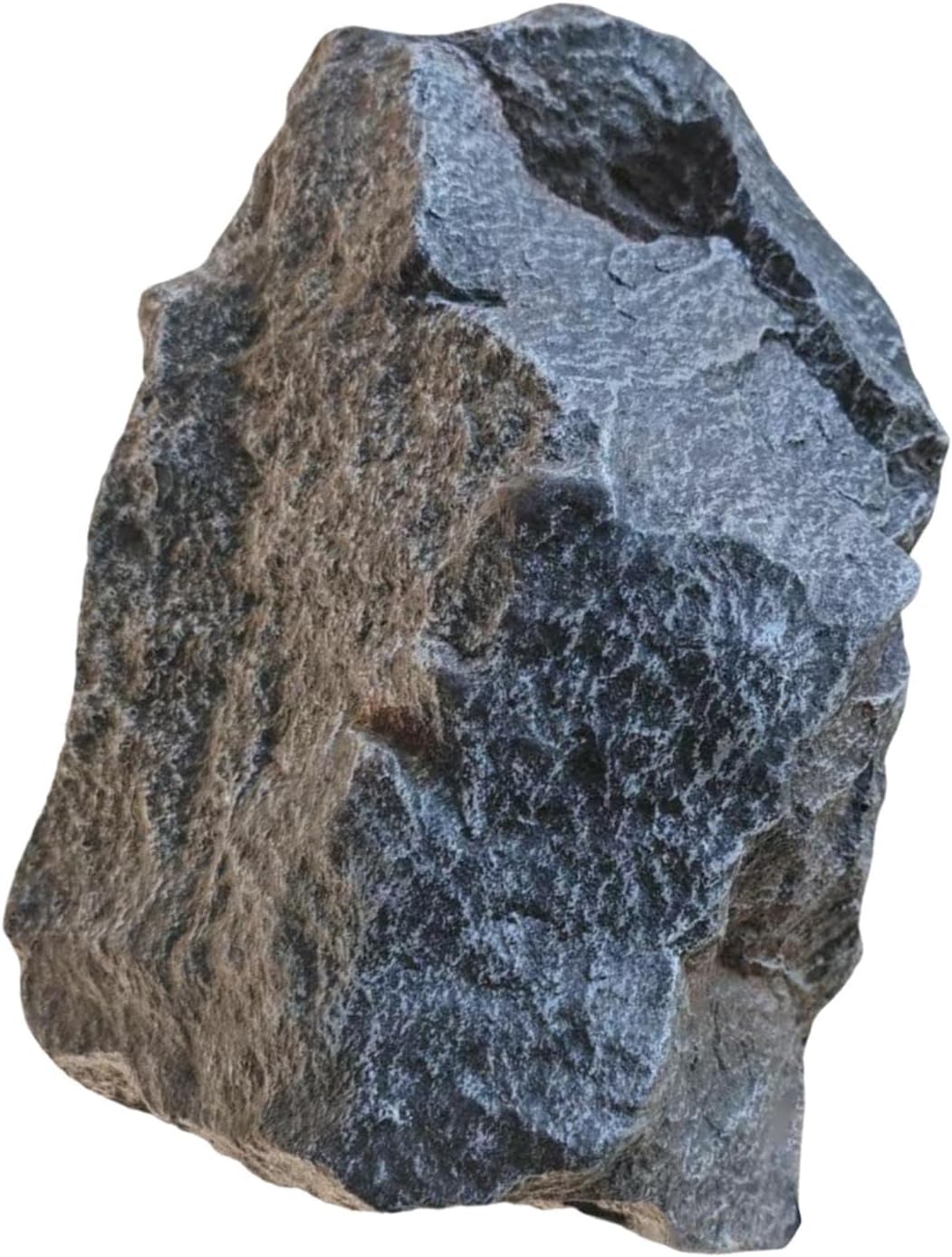 Artificial Landscape Rock, Lightweight Foam Faux Stone, 11.81x8.66x7.48 in, for Garden Decor, Aquarium, and Reptile Hide