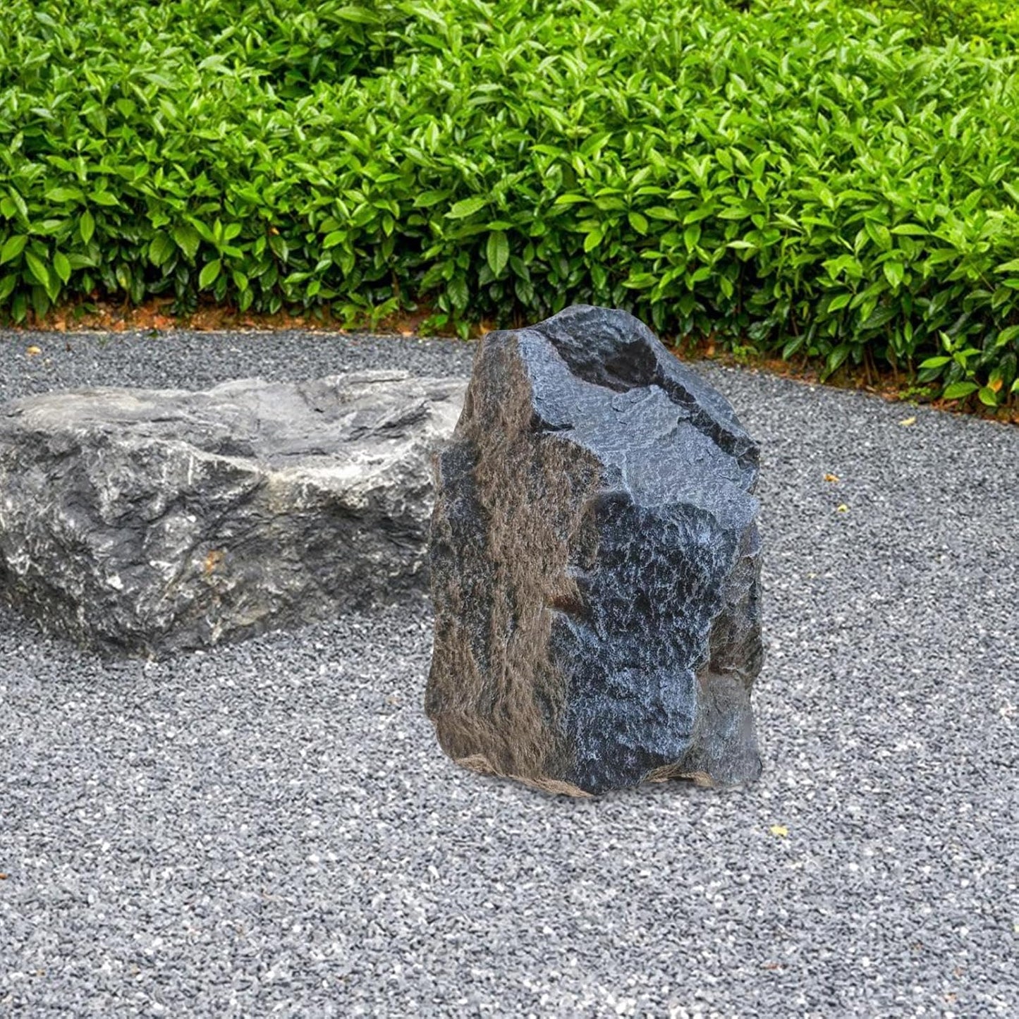 Artificial Landscape Rock, Lightweight Foam Faux Stone, 11.81x8.66x7.48 in, for Garden Decor, Aquarium, and Reptile Hide