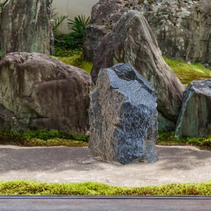 Artificial Landscape Rock, Lightweight Foam Faux Stone, 11.81x8.66x7.48 in, for Garden Decor, Aquarium, and Reptile Hide