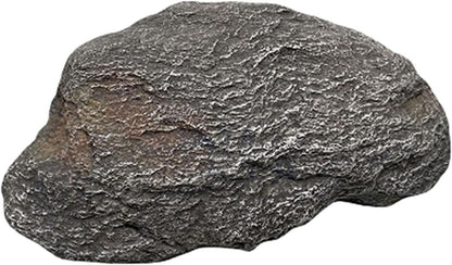 Artificial Landscape Rock, Lightweight Foam Faux Stone, 11.81x8.66x7.48 in, for Garden Decor, Aquarium, and Reptile Hide