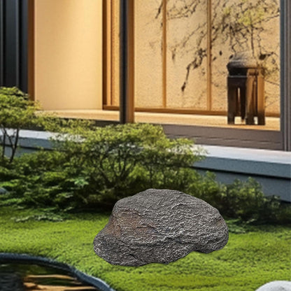 Artificial Landscape Rock, Lightweight Foam Faux Stone, 11.81x8.66x7.48 in, for Garden Decor, Aquarium, and Reptile Hide