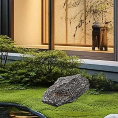 Artificial Landscape Rock, Lightweight Foam Faux Stone, 11.81x8.66x7.48 in, for Garden Decor, Aquarium, and Reptile Hide