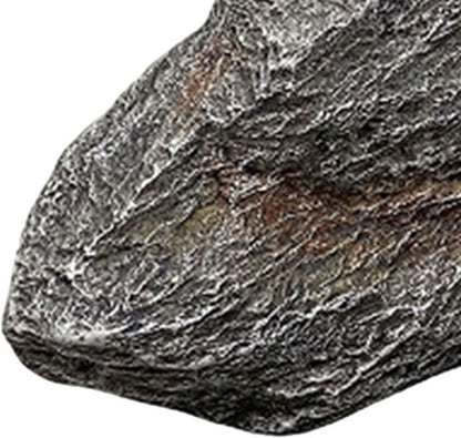 Artificial Landscape Rock, Lightweight Foam Faux Stone, 11.81x8.66x7.48 in, for Garden Decor, Aquarium, and Reptile Hide