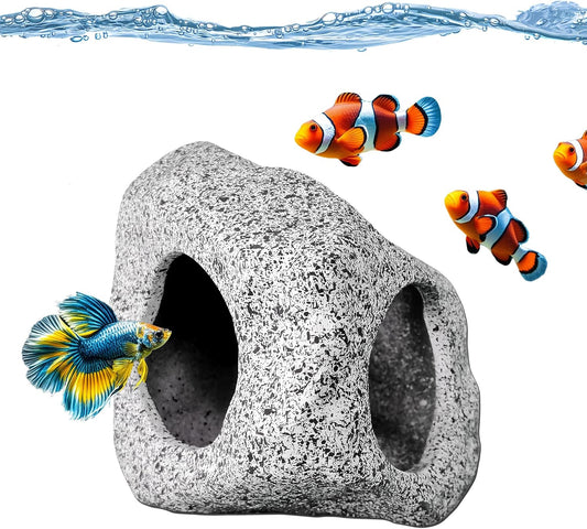 SpringSmart Betta Fish Tank Decor Cave, Aquarium Hideout Accessories