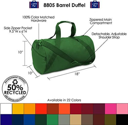 8805 Barrel Duffel (Golden Yellow)