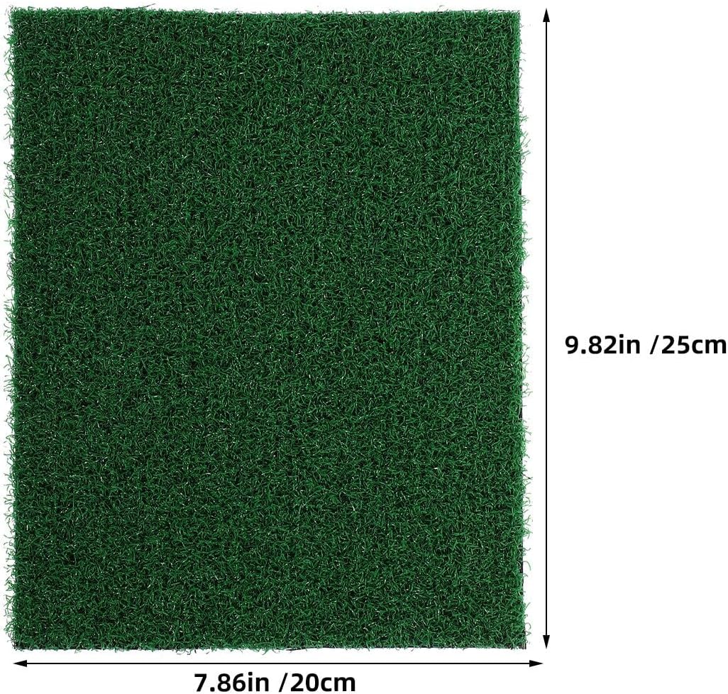 Artificial Resin for Fish Carpet Grass Mat Aquarium 2pcs, Material with Realistic Visual Appeal Basking Platform Tank and Reptile Terrarium Background Landscaping