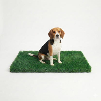 Fake Grass for Dogs, Artificial Turf Grass Indoor Outdoor, Mat for Dogs Soft Blades, Cesped Artificial for Patios, Dog Astro Turf for Balcony, Quick Clean, Easy Rinse Patio Rug, 29.5"x17"