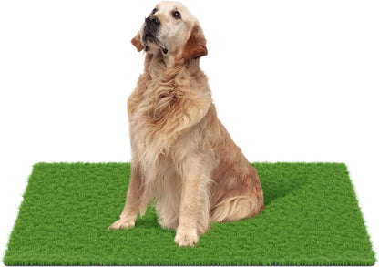 Fake Grass for Dogs, Artificial Turf Grass Indoor Outdoor, Mat for Dogs Soft Blades, Cesped Artificial for Patios, Dog Astro Turf for Balcony, Quick Clean, Easy Rinse Patio Rug, 29.5"x17"