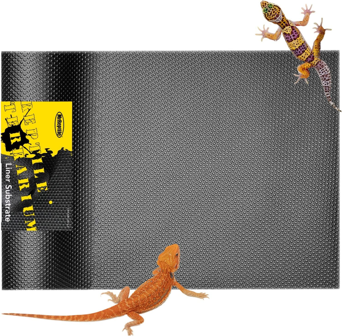 Reptile Substrate Mat Carpet Bedding, Bearded Dragon Substrate, Reptile Tank Terrarium Liner for Leopard Gecko Lizard Bearded Dragon Tank Accessories