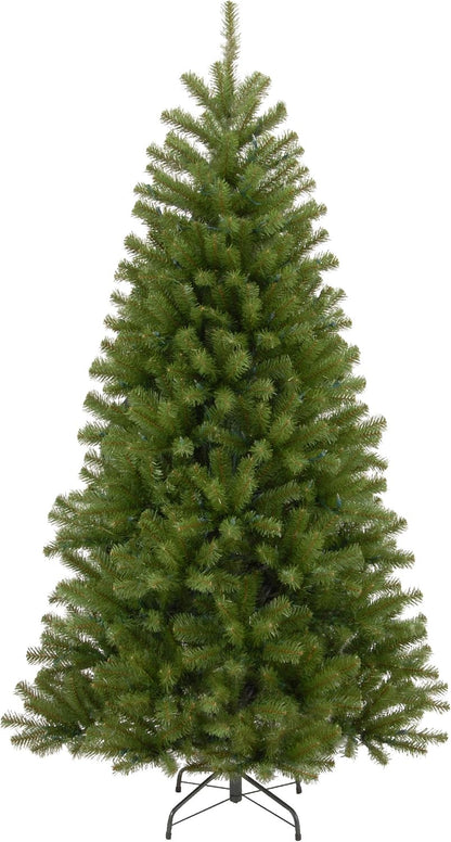 7.5ft Unlit North Valley Spruce Christmas Tree | 1,346 Tips, Includes Stand, Artificial, Green