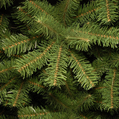 7.5ft Unlit North Valley Spruce Christmas Tree | 1,346 Tips, Includes Stand, Artificial, Green
