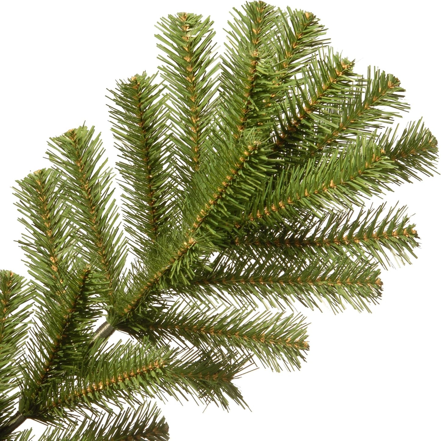 7.5ft Unlit North Valley Spruce Christmas Tree | 1,346 Tips, Includes Stand, Artificial, Green