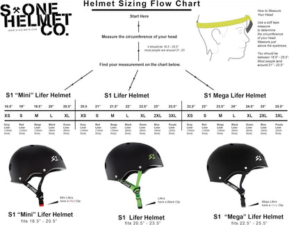 S1 Lifer Helmet for Skateboarding, BMX, and Roller Skating - Colors A