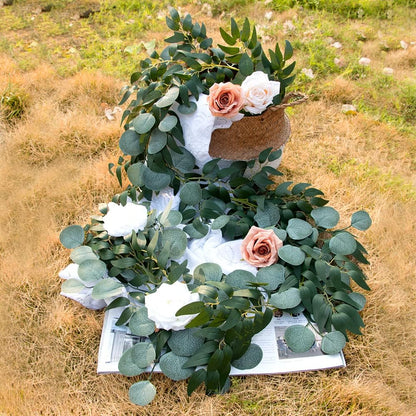 3Pcs Artificial Greenery Ivy Vines Kit, 6.5FT Odorless Silk Ivy Garland, Green Leaves Fake Hanging Plants, for Boho Decor, Home, Classroom, Wall, Party and Wedding Decoration