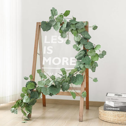 3Pcs Artificial Greenery Ivy Vines Kit, 6.5FT Odorless Silk Ivy Garland, Green Leaves Fake Hanging Plants, for Boho Decor, Home, Classroom, Wall, Party and Wedding Decoration