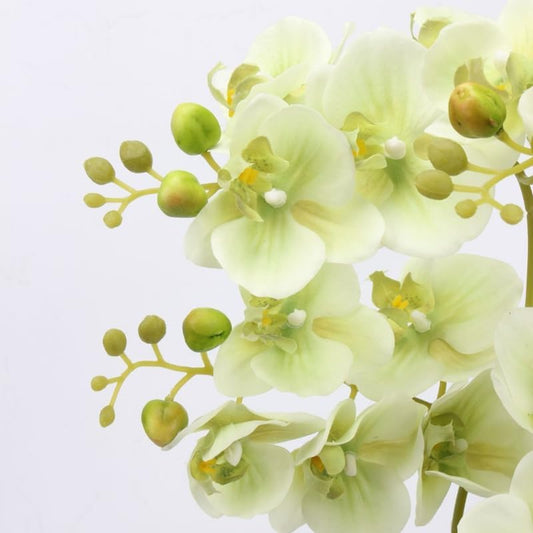 4-Pcs Artificial Flowers Real Touch Latex Phalaenopsis 17.7inch Artificial Orchid Stem Bouquets for Wedding Party Home Garden Decor,Light Pink
