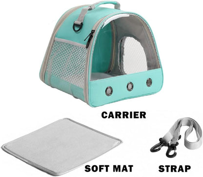 Small Animals Tent, Breathable Transparent Pet Playpen Pop Open Outdoor/Indoor Exercise Fence, Portable Yard Fence for Guinea Pig, Rabbit, Hamster, Chinchillas and Hedgehogs