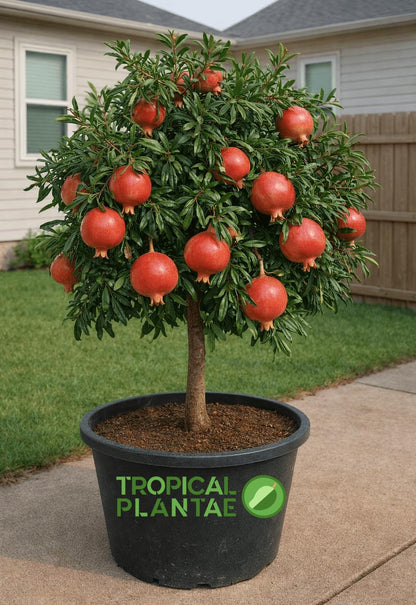 Pomegranate Tree – Live Fruit Tree – Hardy Outdoor Plant – USDA Certified