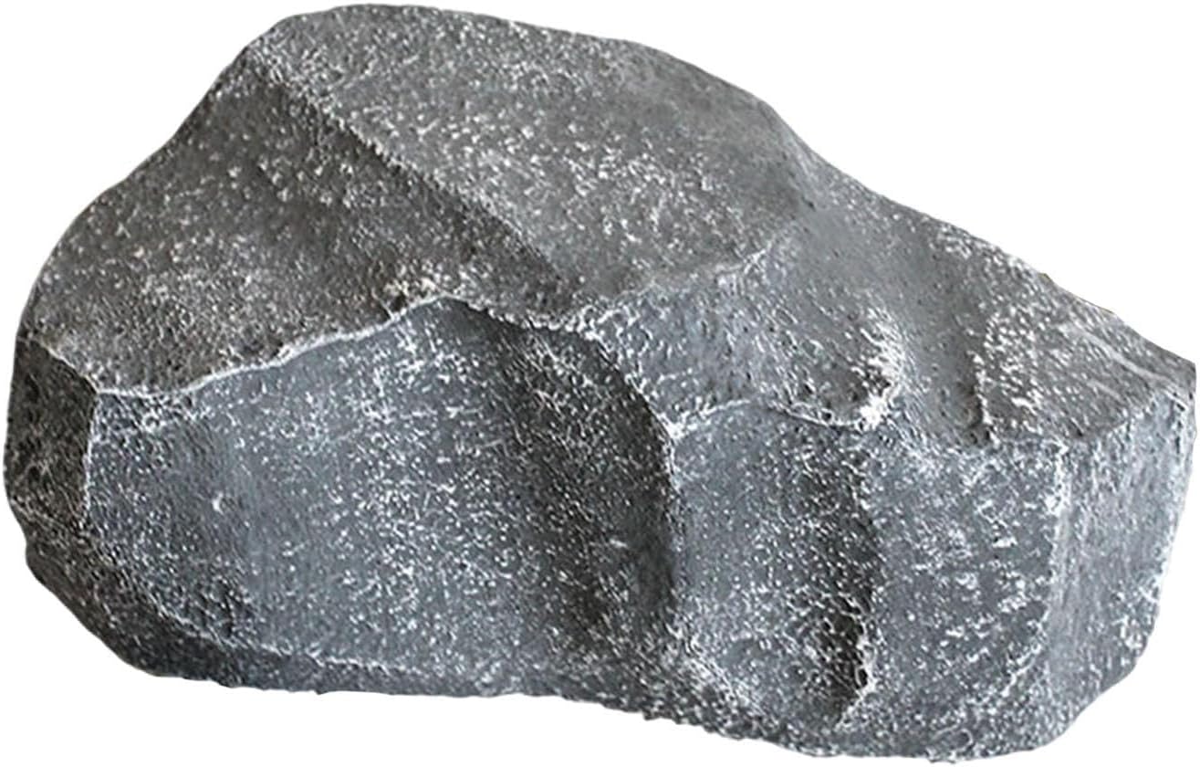 Artificial Rock Faux Stone Sculpture Versatile Pump Cover Creative Portable Landscape Decoration Natural Texture for Patio, 40x22x18cm