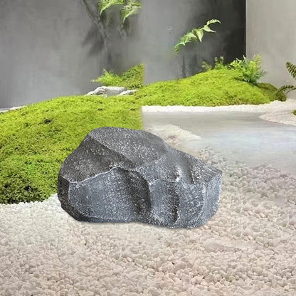 Artificial Rock Faux Stone Sculpture Versatile Pump Cover Creative Portable Landscape Decoration Natural Texture for Patio, 40x22x18cm